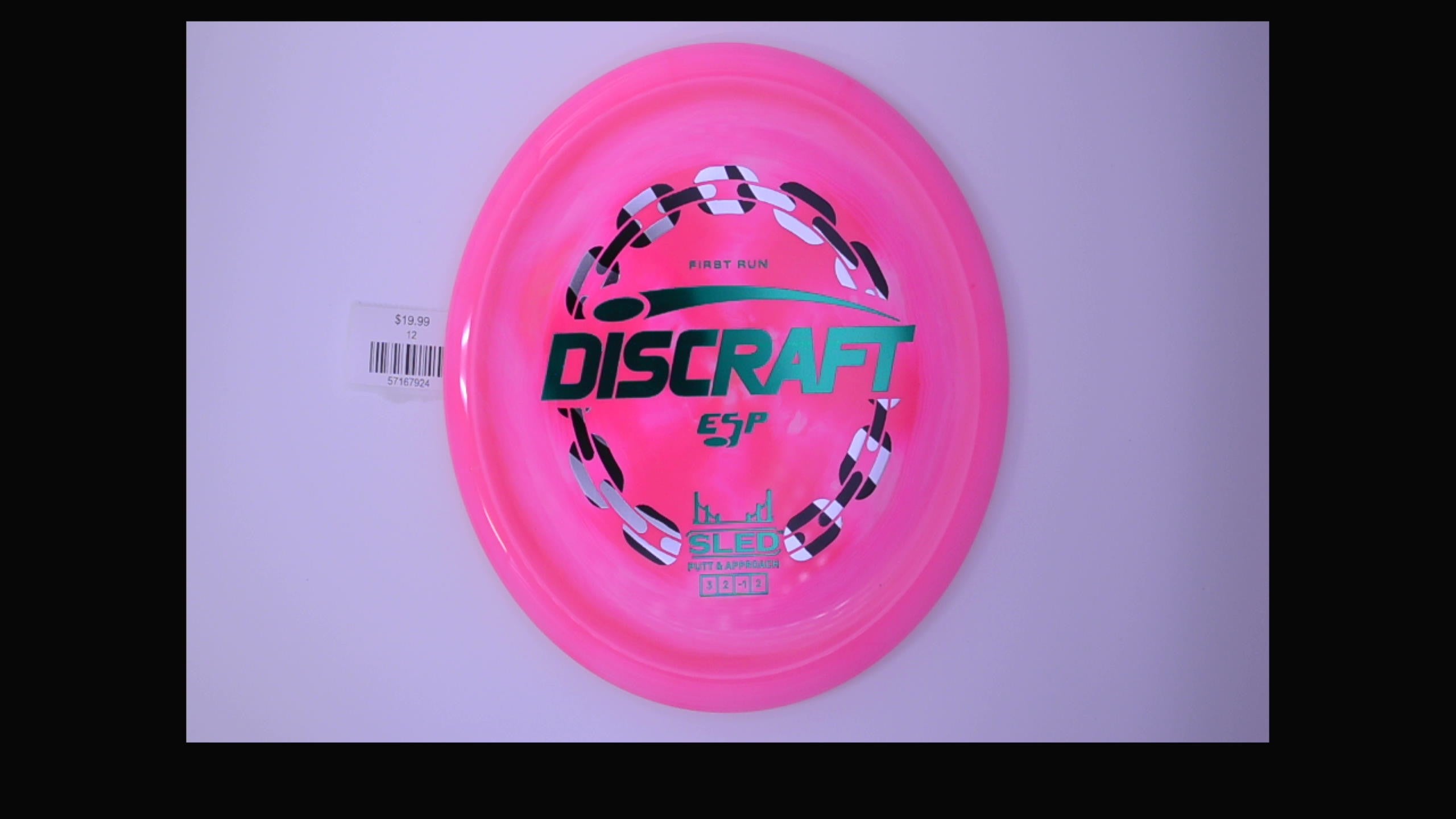 Discraft 1st Run ESP Swirl Sled Putt and Approach Disc