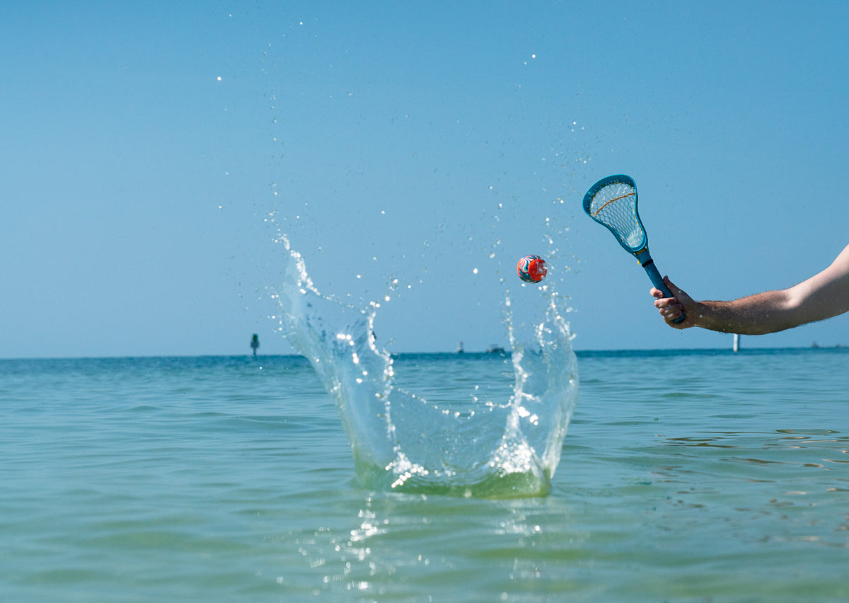 Waboba Mini Lacrosse Set With Original Waboba Water Skipping Ball