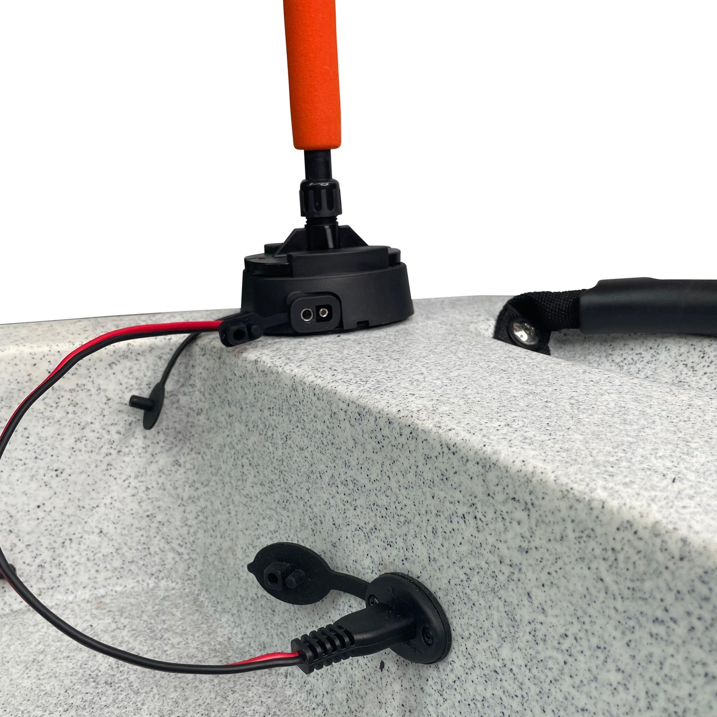Yak Power Lightning Rod Extendable Powered 360 Degree Safety Light, Flag, and Optional Accessory Mount