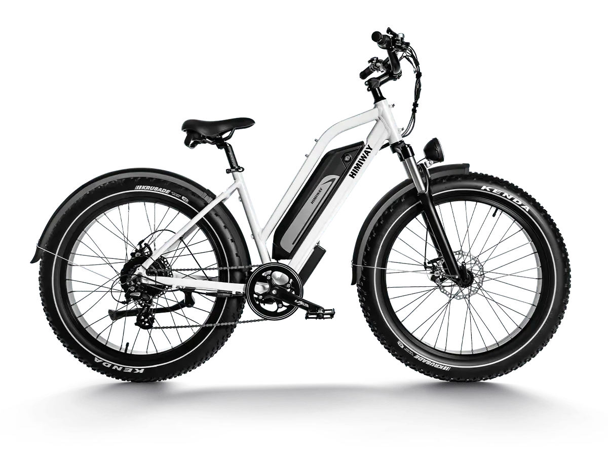 Himiway D3 Step Thru Cruiser Long Range Fat Tire Electric Bike