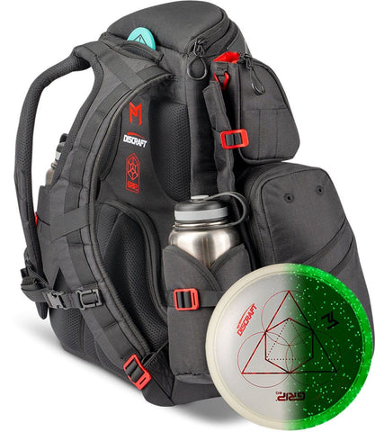 GRIPeq Paul McBeth Signature MB-PX1 Disc Golf Backpack Bag With Glo Confetti Malita