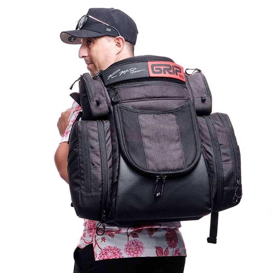GRIPeq Paul McBeth Signature MB-PX1 Disc Golf Backpack Bag With Glo Confetti Malita