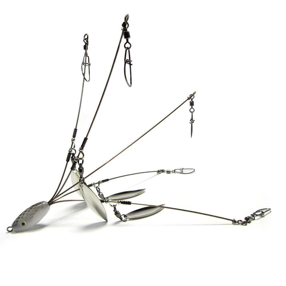 Hog Farmer Natural Shad 5 Wire 4 Blade Rig