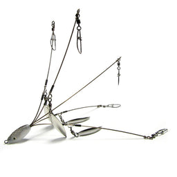 Hog Farmer Natural Shad 5 Wire 4 Blade Rig