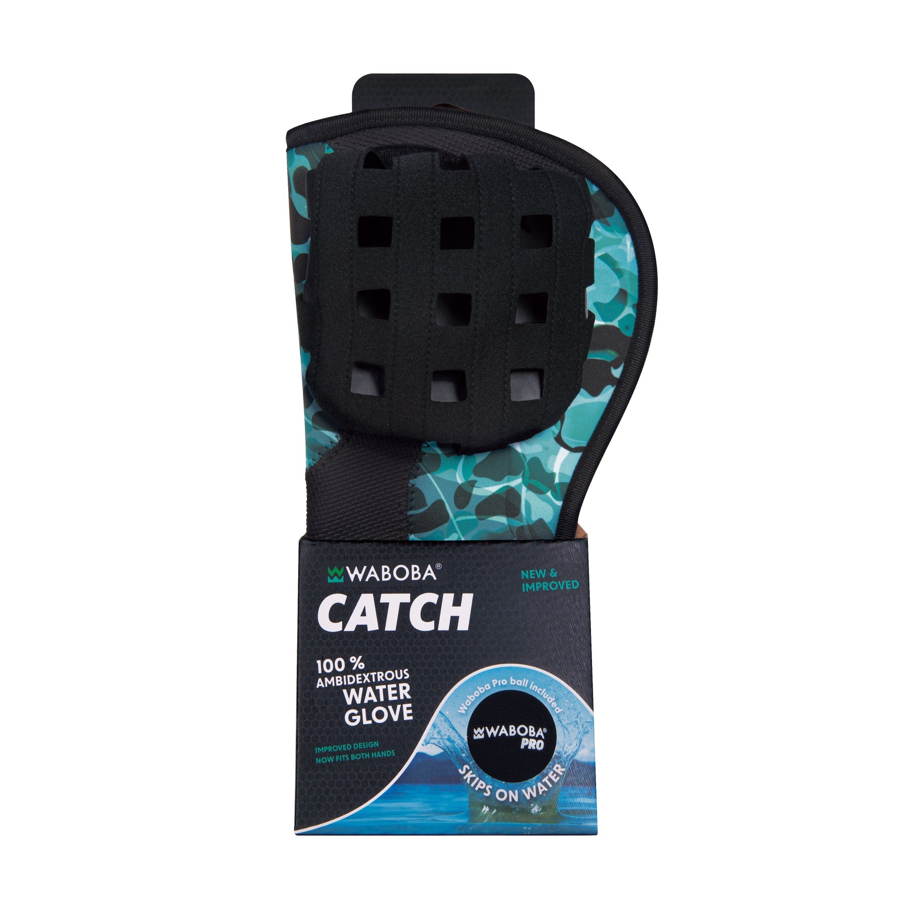 Waboba Catch 100% Ambidextrous Water Glove With Ball