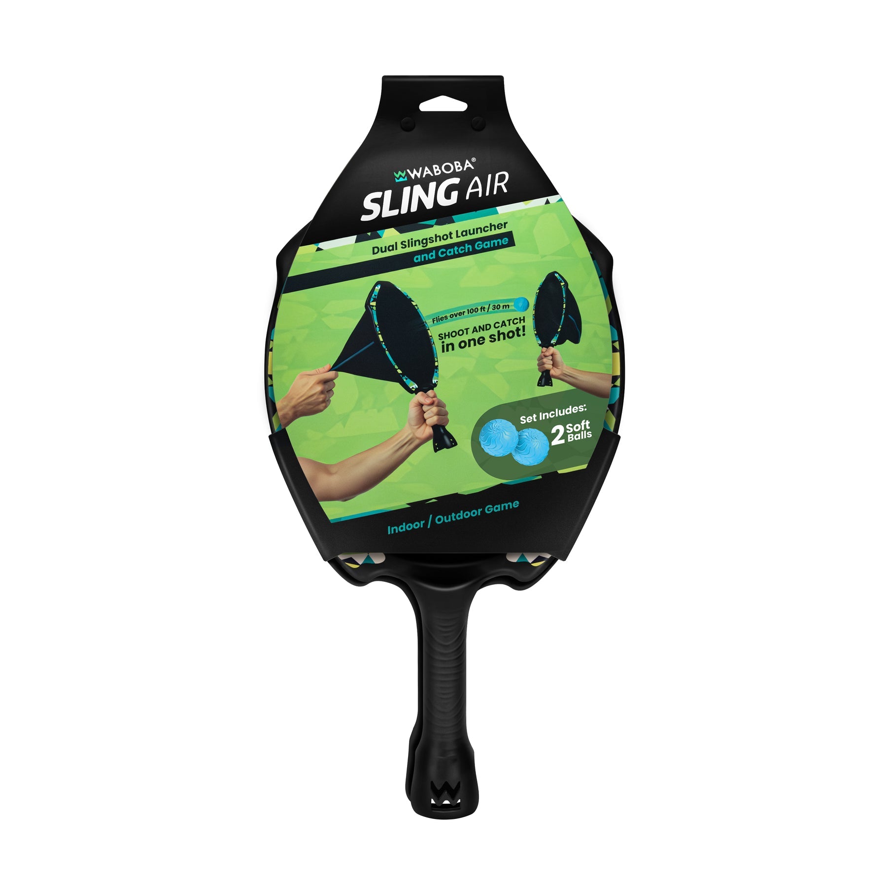 Waboba Sling Air Indoor/Outdoor Dual Slingshot Launcher and Catch Game